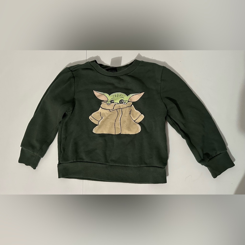 Star Wars Baby Yoda Crewneck, Size: 4T